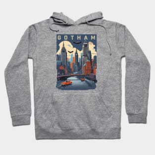 Retro Design Gotham Hoodie